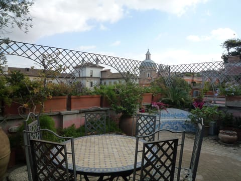 a terrific view from one of the two  terraces