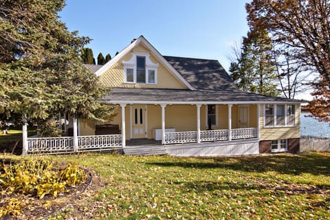 West Side Covered Porch with Swing