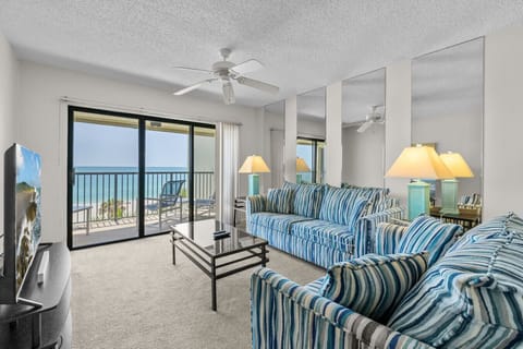 Spacious Living Room with a View