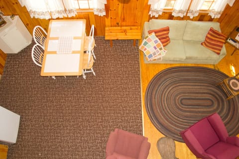 Birds-eye view from the loft.