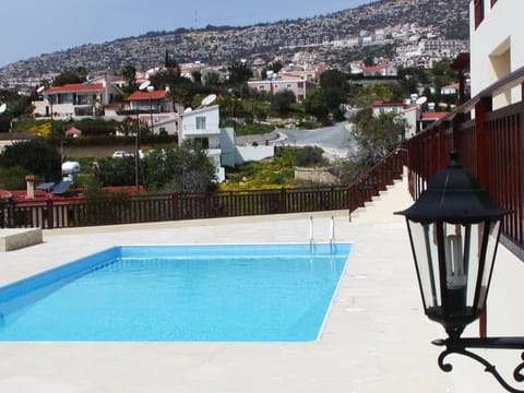 The steps lead direct to the apartment