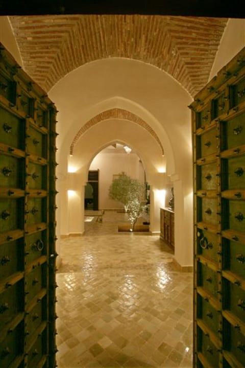 entrance by night
