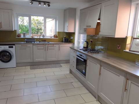 large fully equipped kitchen