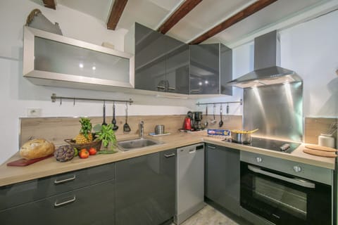 Modern fully equipped kitchen