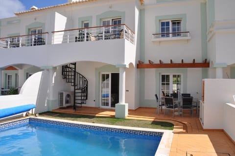 Rear view of the villa