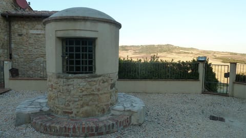 Volterra from the courtyard.
