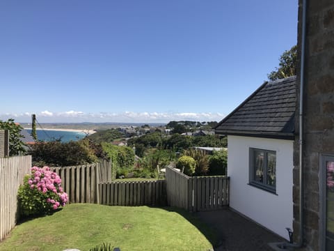 Fabulous apartment with own pretty garden with sea views!