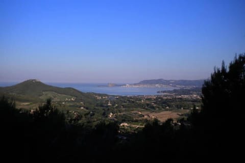 Twilight over the sea, from the terrace