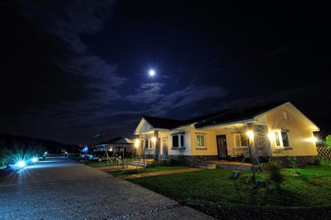 Front of property - evening/night