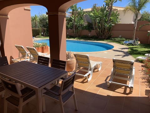 Large Sunny Terrace With Direct Access To The Pool And Gardens