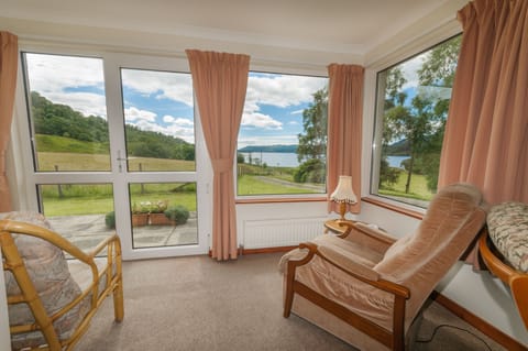 sunroom with loch views