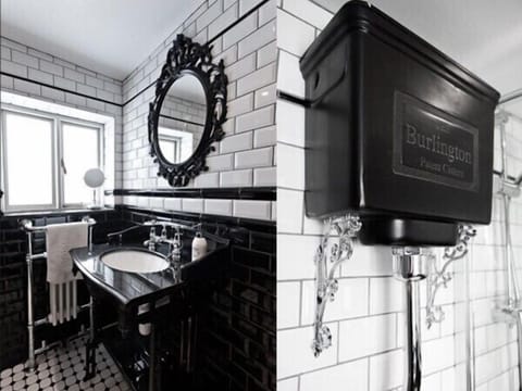 Victorian Bathroom with Twin Showers