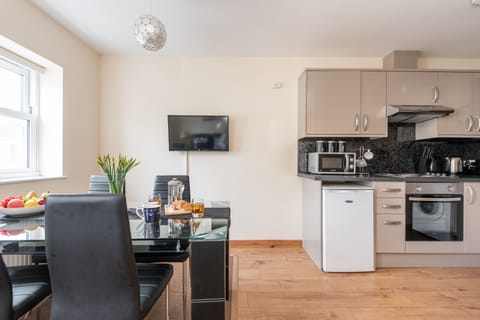 Kitchen with dining area