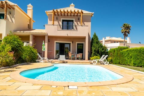 Villa 1 has private pool plus the use of Burgau Club pool and good sea views  