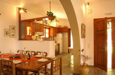 Dinning area and kitchen