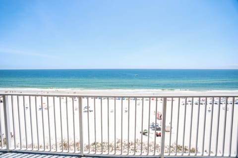 Beach view from balcony