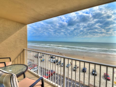 Direct Oceanfront View! Best Daytona Beach Shores balcony.