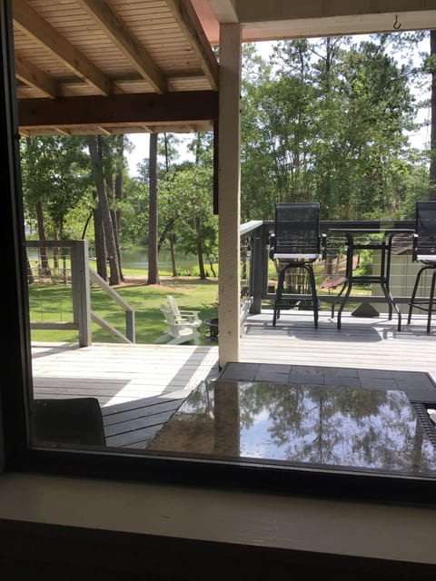 view from inside the house