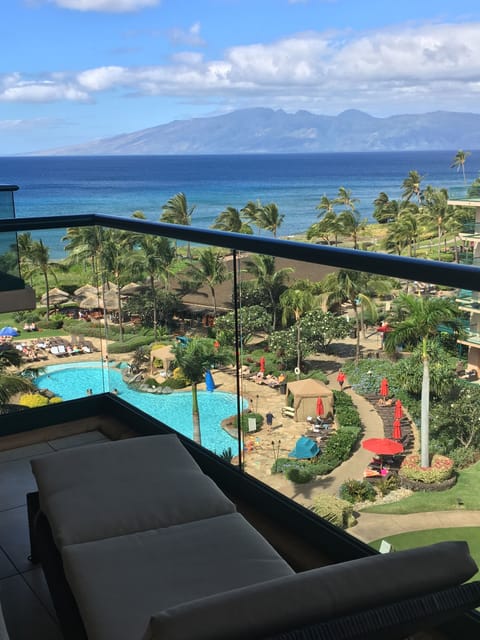 Relaxing Lounge Chair which most condos dont have. Lanai View