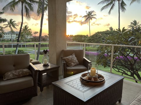 Lanai - with comfortable seating.