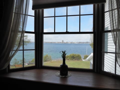 This is the water view from the Master bedroom