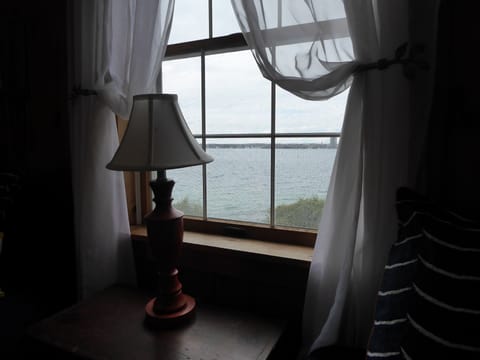 Water view from twin bedroom