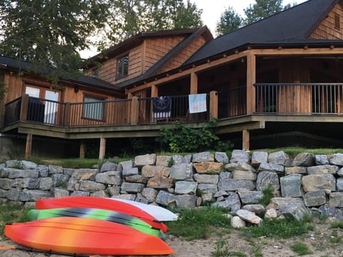 View of the house from your private beach!