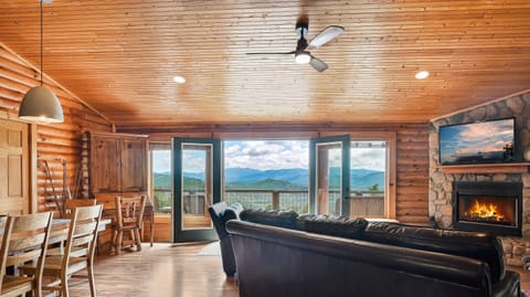 View from inside the cabin!