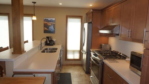 Kitchen with new high end appliances
