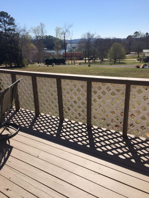 Beautiful view from the front deck of our house!