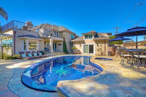 Courtyard pool by day