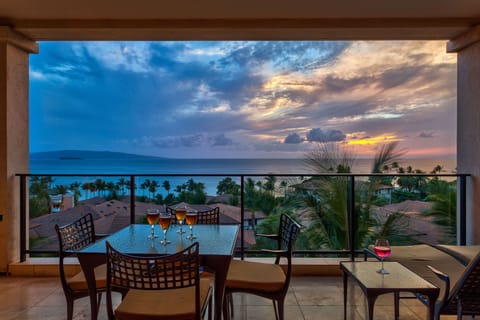 Amazing sunset views from the lanai.