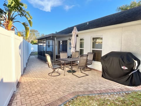 Backyard with Barbecue 