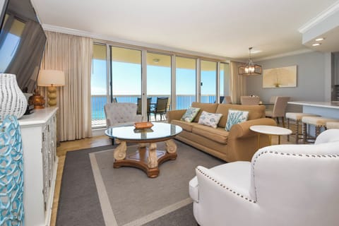 Silver Shells St. Maarten 1204 - Living Area with Gulf Views