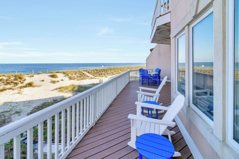Oceanfront balcony