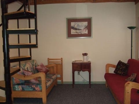 Cozy living area perfect for planning your next adventure in Glacier Park.