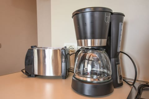 Coffee machine and toaster for your breakfast