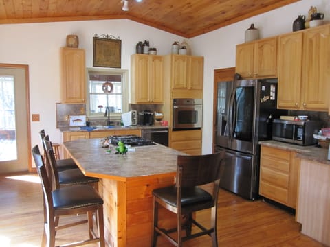 Kitchen view from the family room 