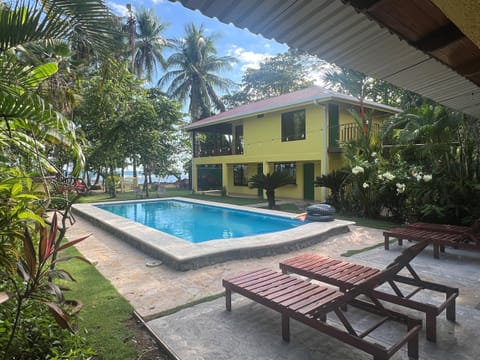 View from lower patio & bedrooms