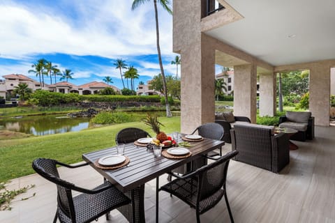 Shores at Waikoloa 114- Large Lanai with Lagoon Views