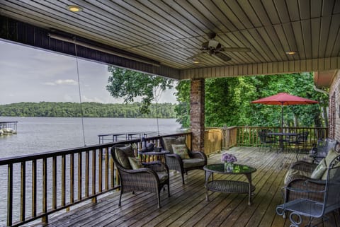 The back deck is a guest FAVORITE.