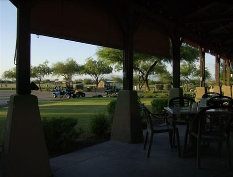 View from terrace at Johnson Ranch Golf Course