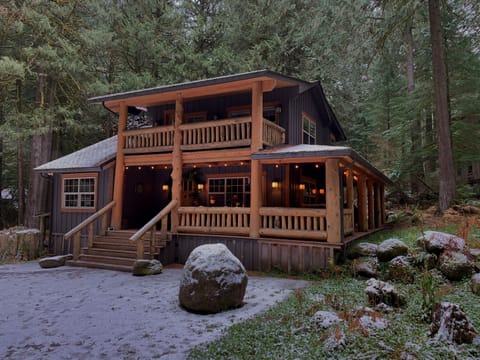 Front view of the home