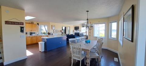 Spacious dining table perfect for family meals and memories
