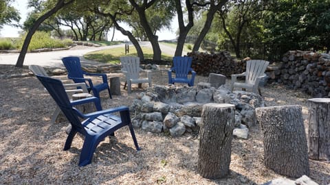 Fire Pit with Plenty of Firewood