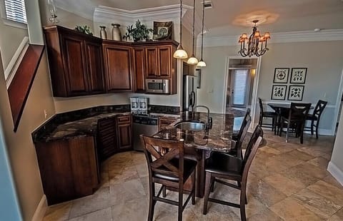 2nd Full Size Kitchen on the 1st Floor Right Next to the Pool