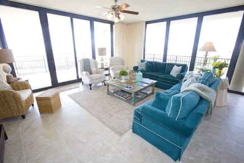 Beautiful, serene colors of the sea & comfort for relaxing!  And the views....!
