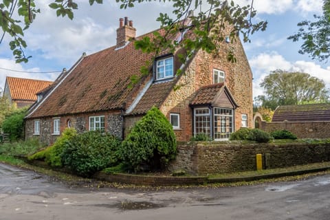 Columbine Cottage, Holme: Front and side elevation