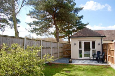 Little Birches, Roydon:  Rear elevation with fully enclosed garden
