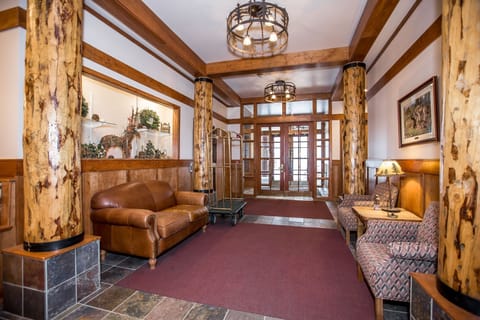 Entrance into the building.